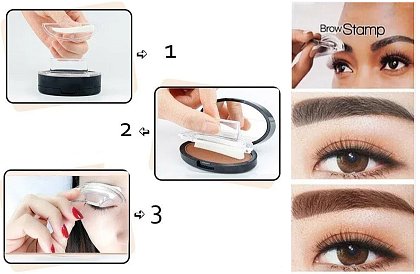 Make-up razítko na obočí - se zrcátkem - Brow